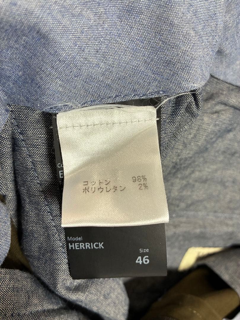 GTA HERRICK エリック コットン 2プリーツ サイドアジャスターパンツ