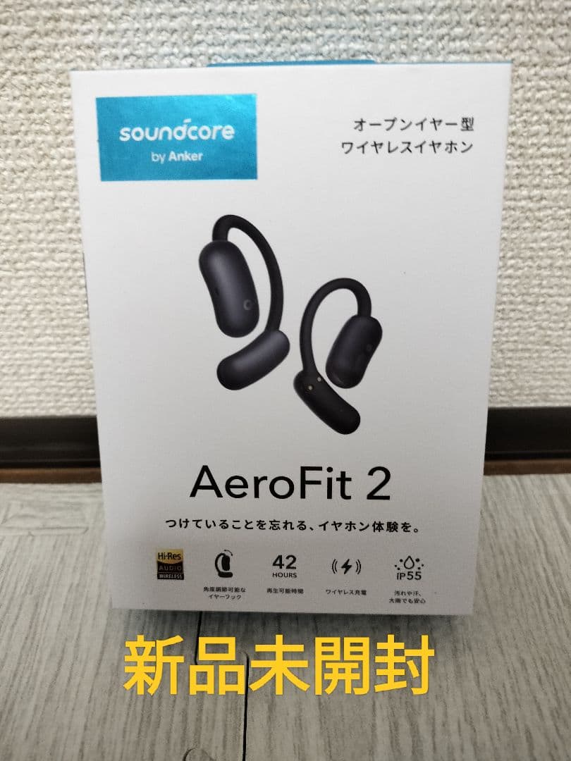 Anker AeroFit 2 ワイヤレスイヤホン　ブラック