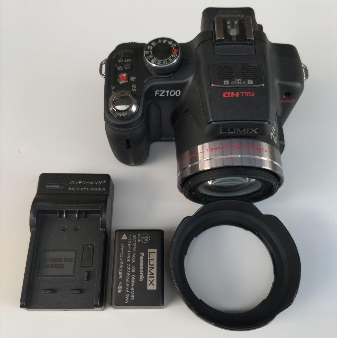 Panasonic 高倍率ズームデジタルカメラ DMC-FZ100 中古品