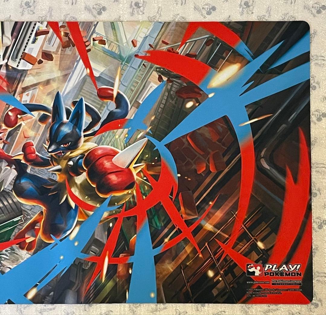 希少 メガルカリオ リージョナル プレイマット ポケモンカード 公式品 ②