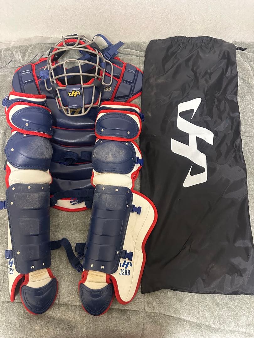 希少‼️肩パッド付き‼️ハタケヤマキャッチャー防具3点セット