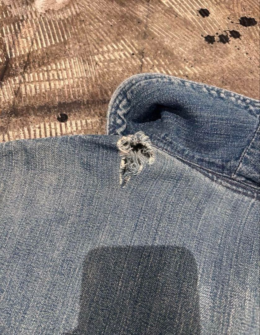 40s〜50s US NAVY ショールカラーカバーオール ヘチマ襟