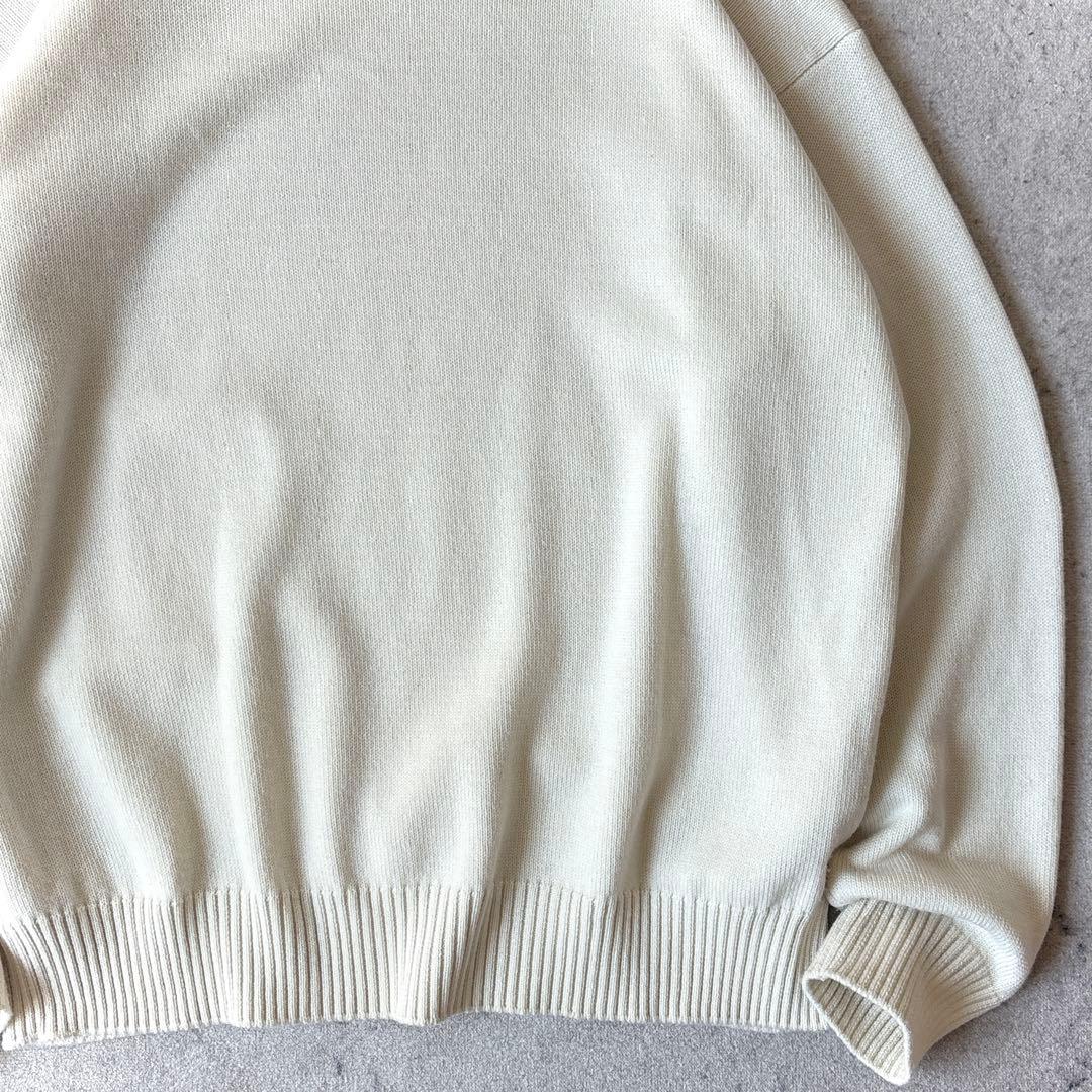 美品 イレーヴ Y 日本製 サイズ4 ウール モックネック ニット セーター 白