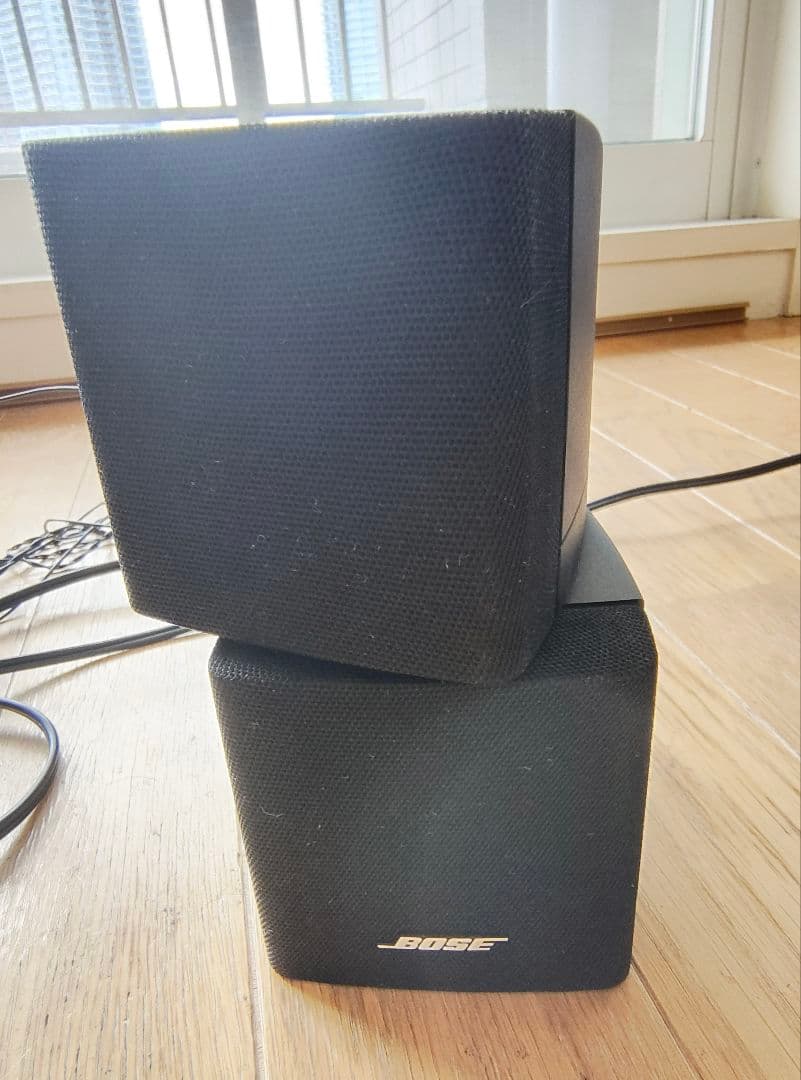 ▽中古美品▽BOSE▽DVA-18＆RA-18▽ダブルキューブスピーカー▽送料込