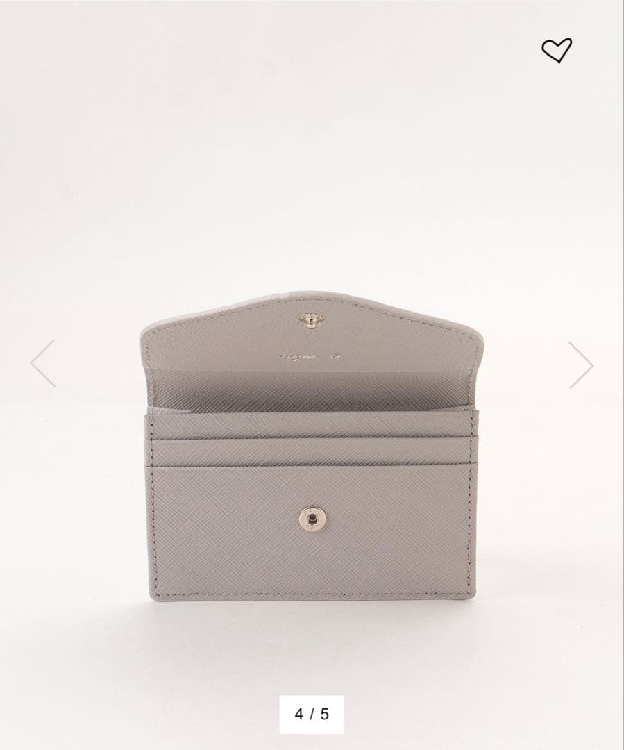 ❤️新品未使用❤️agnès b. グレー 名刺入れ