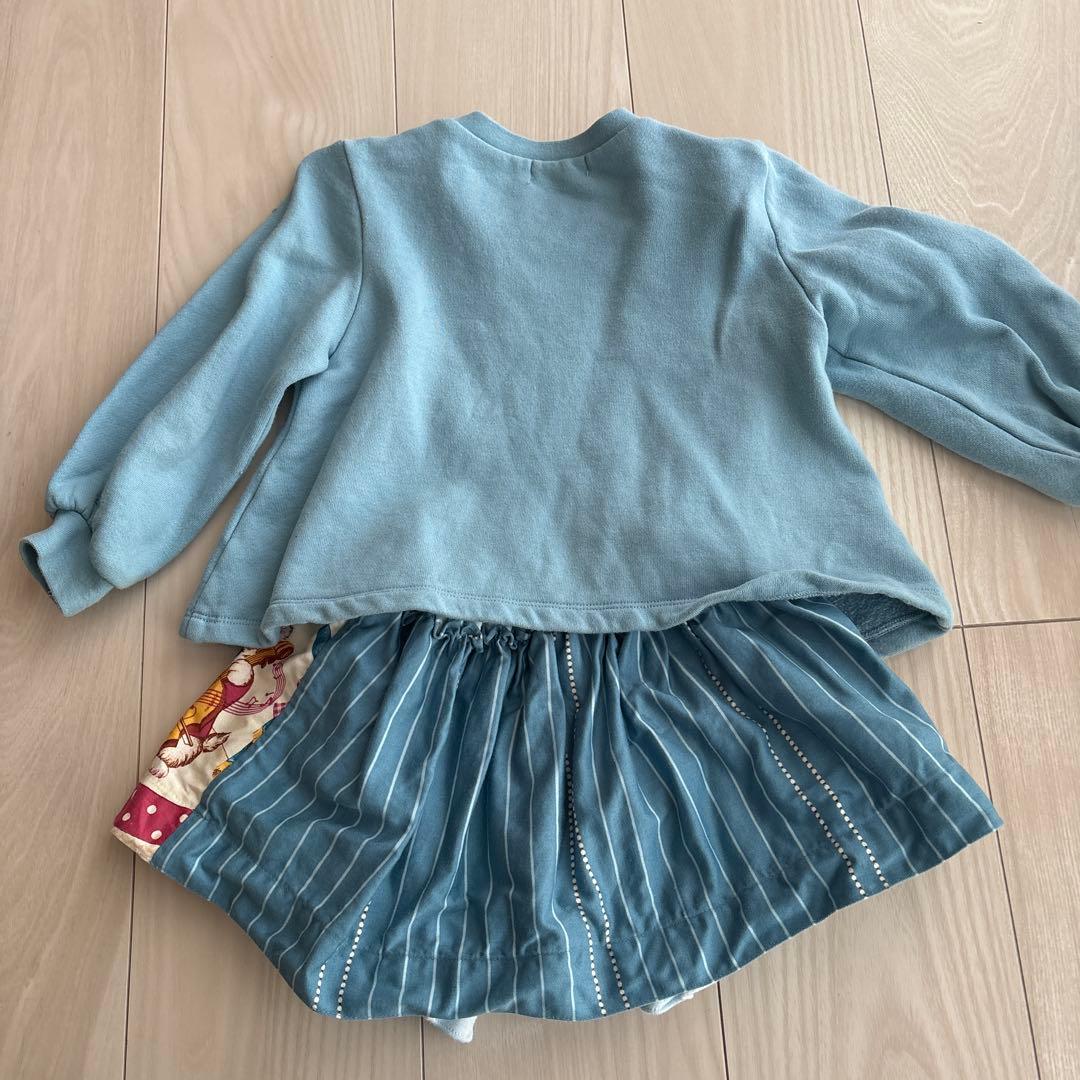 【ありさ】シャーリーテンプル　猫オーケストラ　3点セット　100.90cm