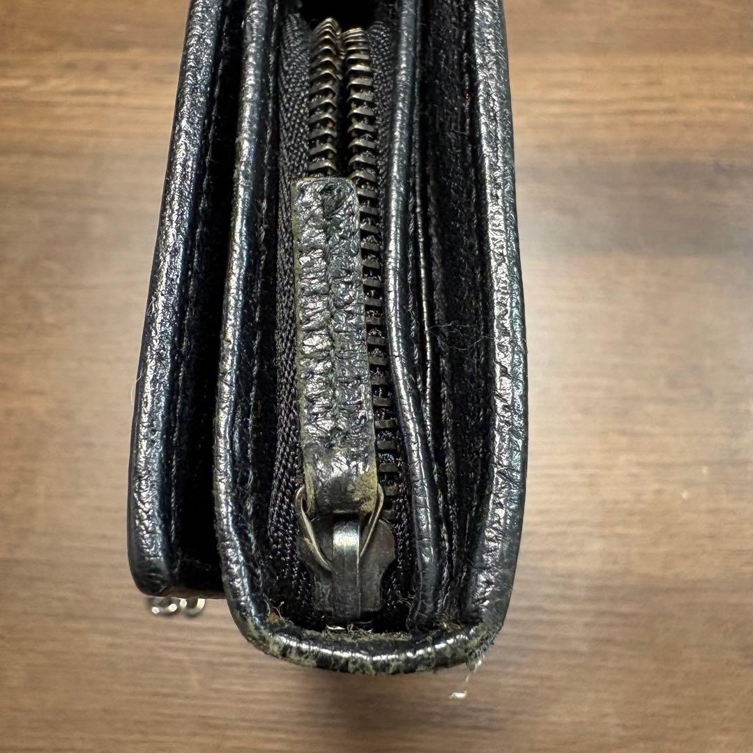 GUCCI グッチ GG キャンバス チェーンストラップ付き 長財布