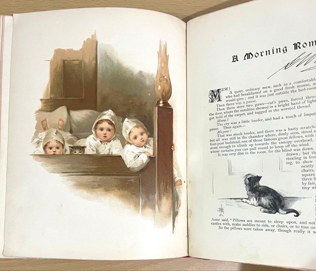 No.325 アンティーク 古書 洋書 絵本 ビクトリアン 児童書