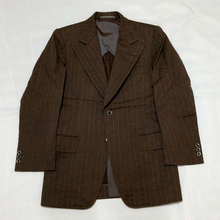 【70s】ビンテージ スリーピース ファッション・スーツ ブラウン 超希少！
