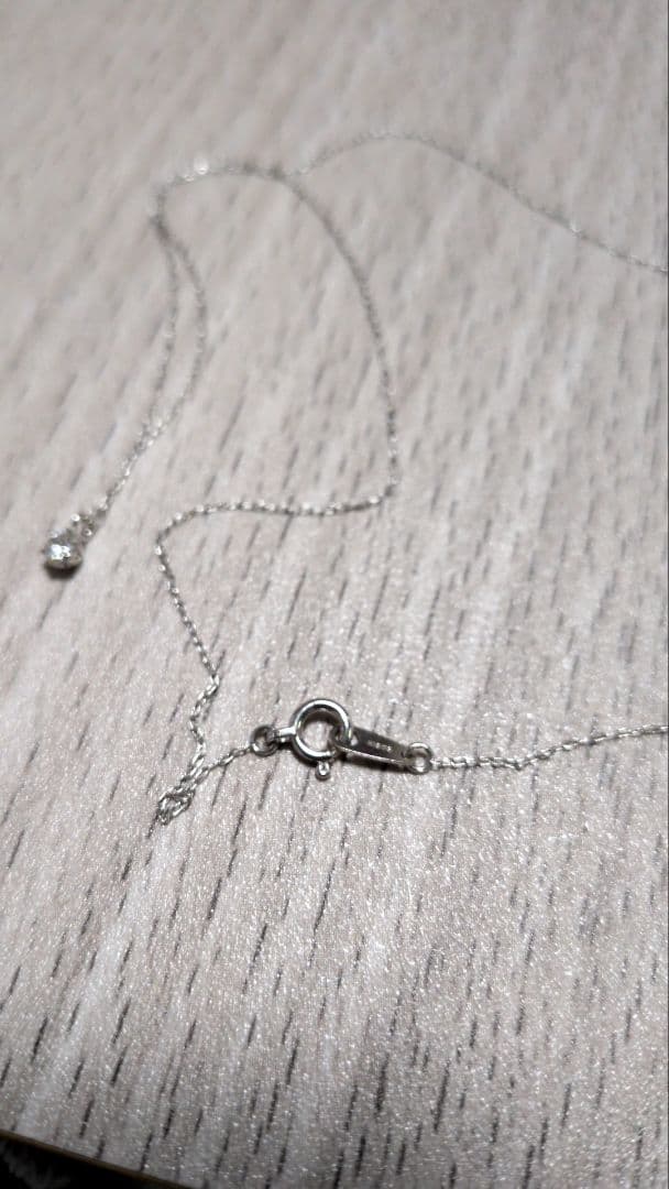 K18wg 0.10 刻印　　ネックレス