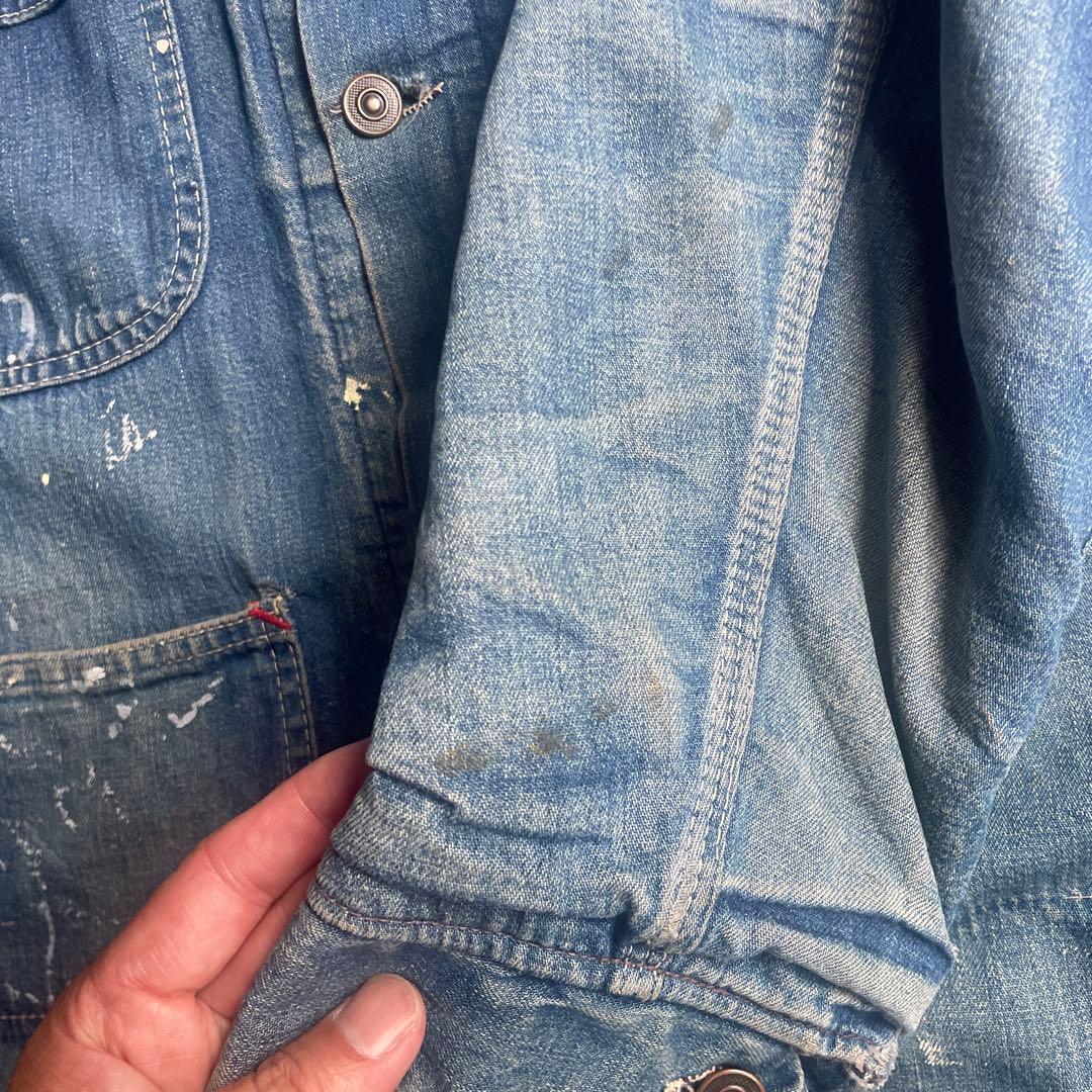 60s シアーズ　デニムカバーオール 雰囲気ワイルド