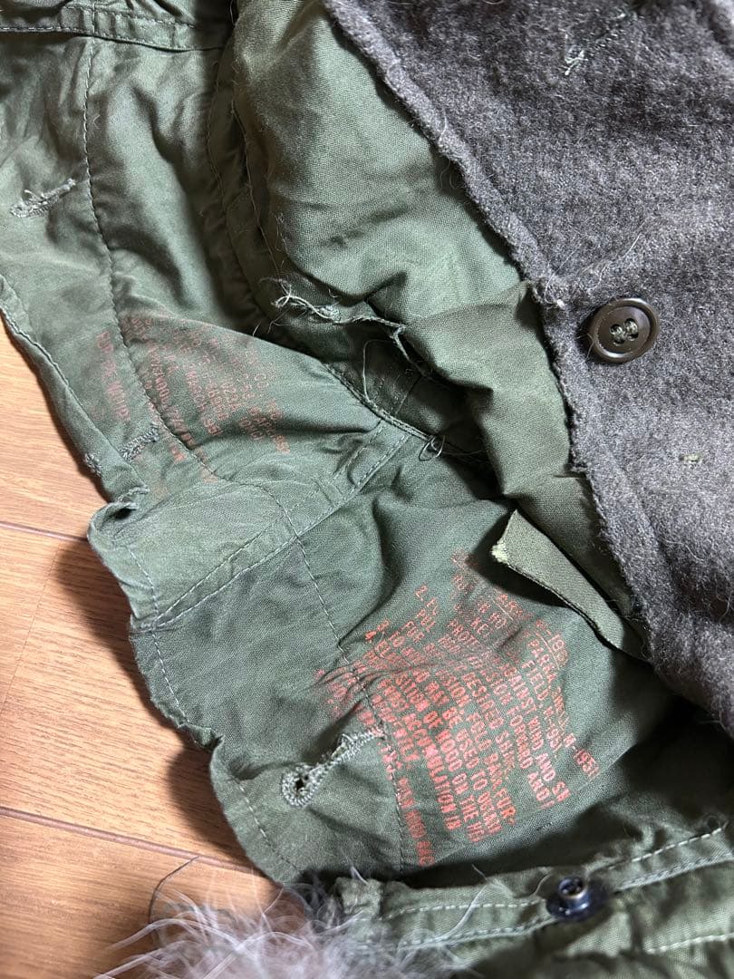 50s M-51 モッズコート パーカー 初期型 コットンサテン フルセット