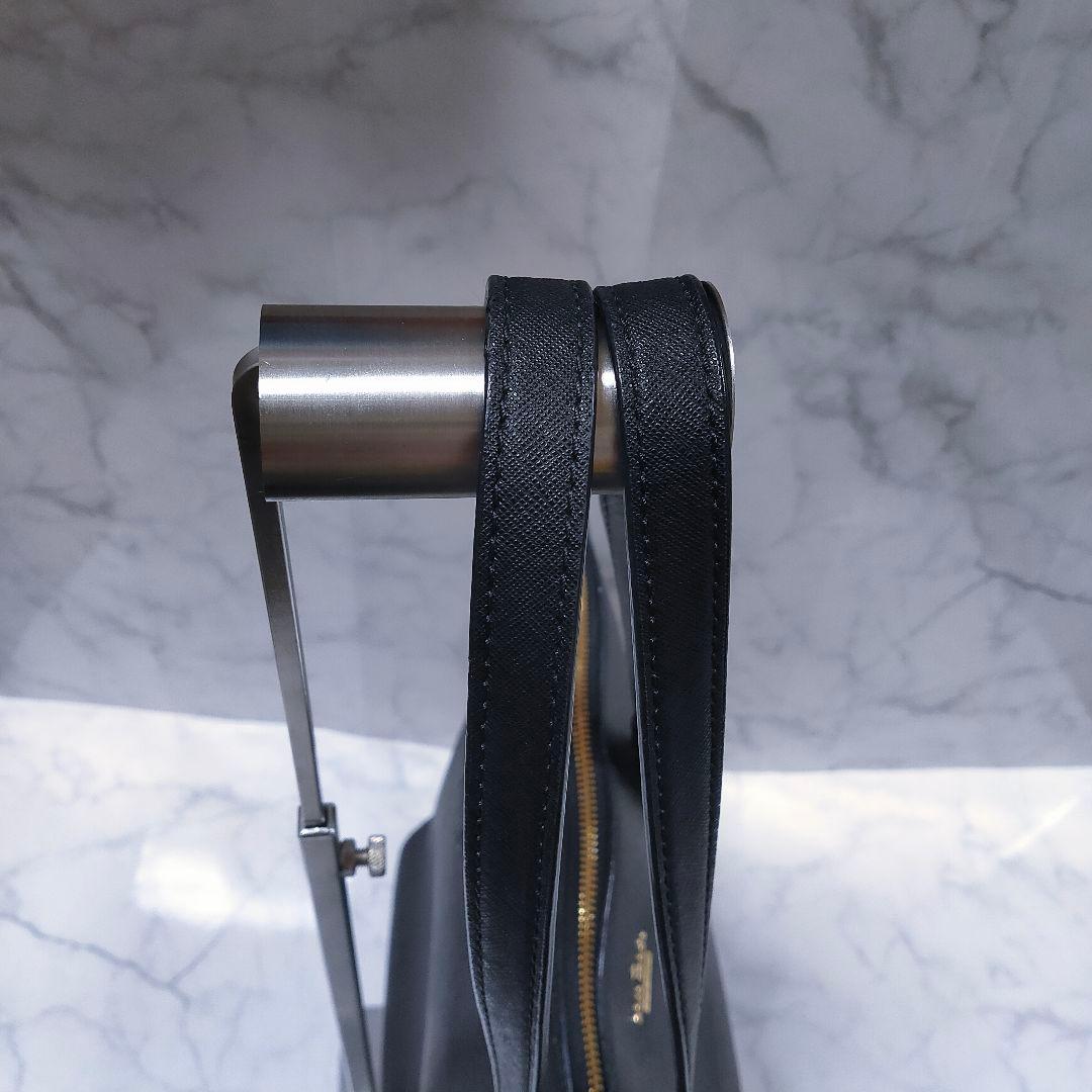 美品 KATE SPADE レザー トートバッグ ビジネス A4収納 ブラック