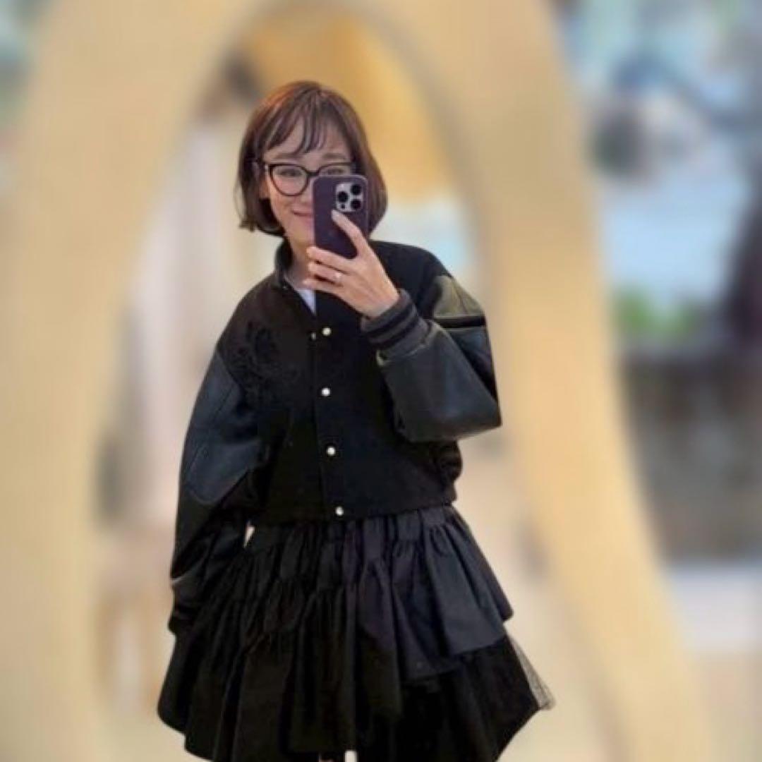 【新品未使用】bouquet embroidery stadium jumper