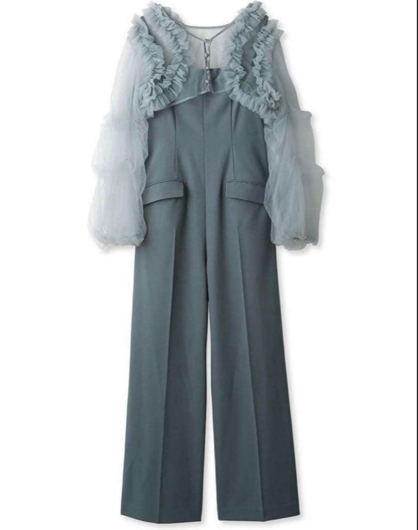 リリーブラウン　チュールボレロセットコンビネゾン