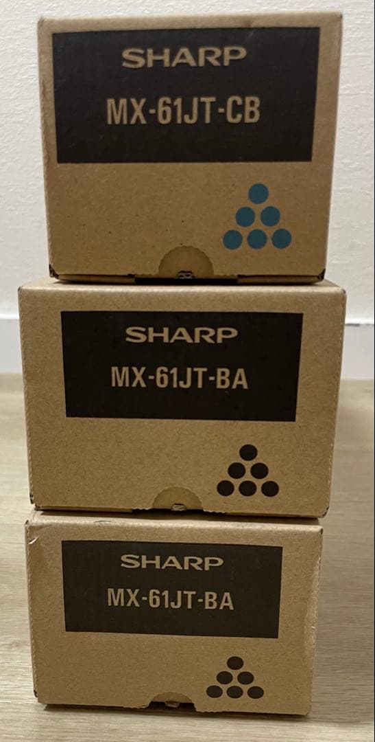 新品、未使用品　SHARP 複合機　純正トナー　MX-61JTセット