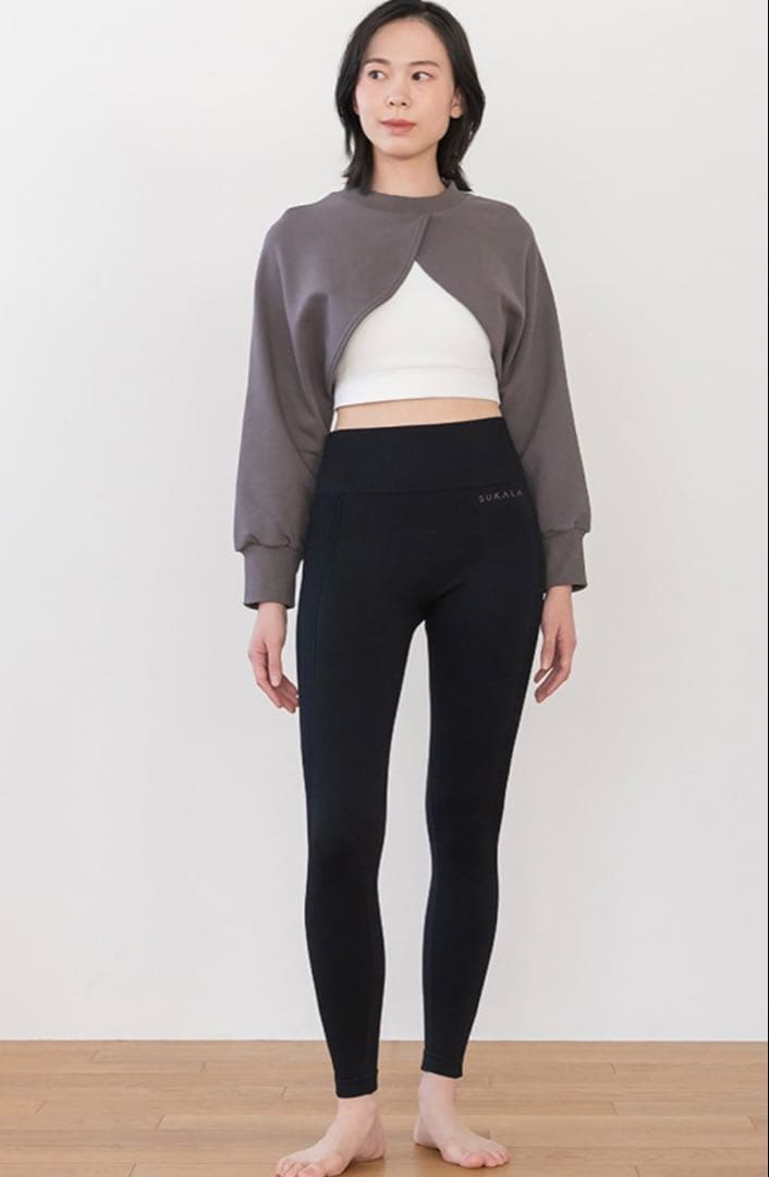 【ハル】SUKALA モックネックスウェットスリーブカバー　ピラティス