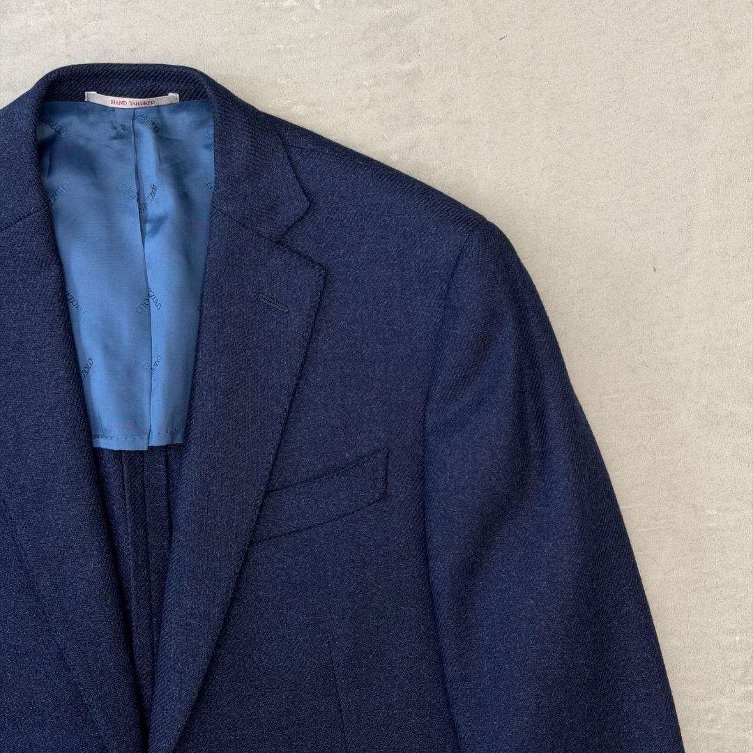 ジ*ン様 【美品】 ラヴァッツォーロ ジャケット カシミヤ ネイビー RAVAZ