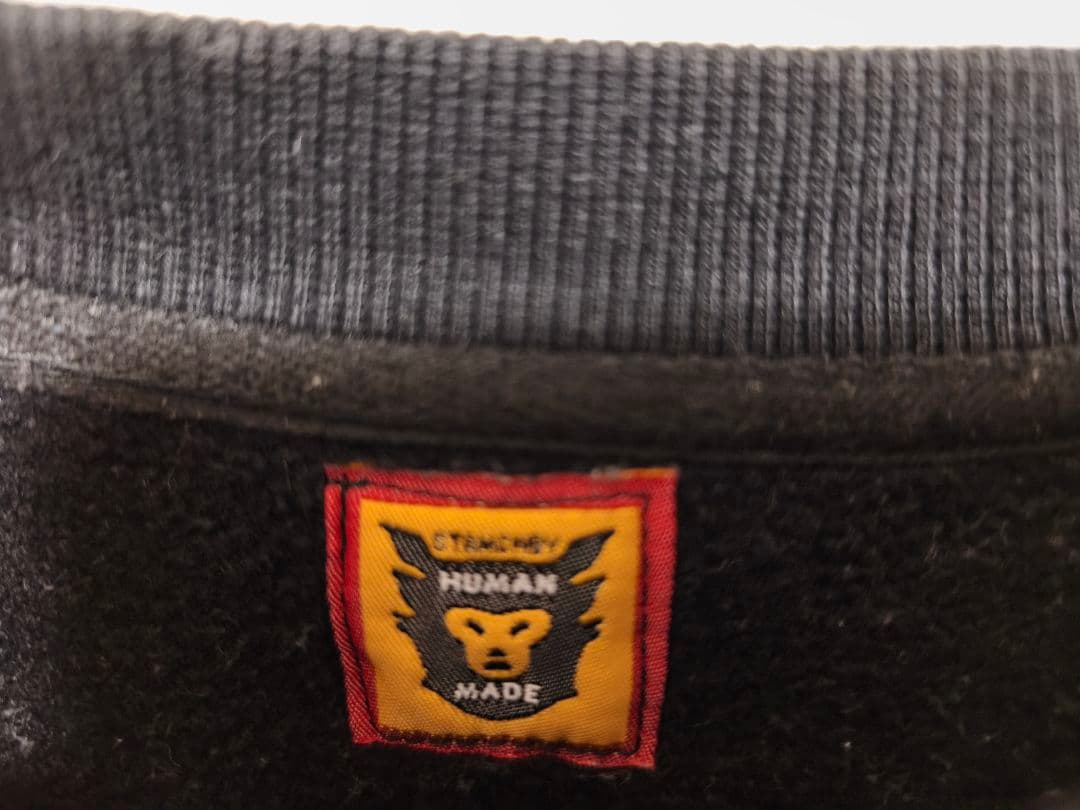 HUMAN MADE スウェット L 裏起毛 ブラック