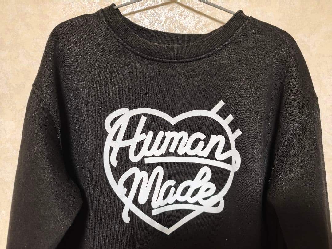 HUMAN MADE スウェット L 裏起毛 ブラック