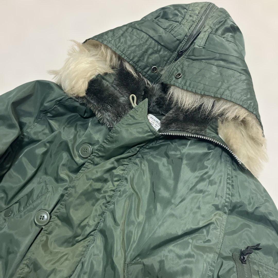 人気商品 90sN-2B 短丈 オリーブ フライトジャケット　USエアフォース