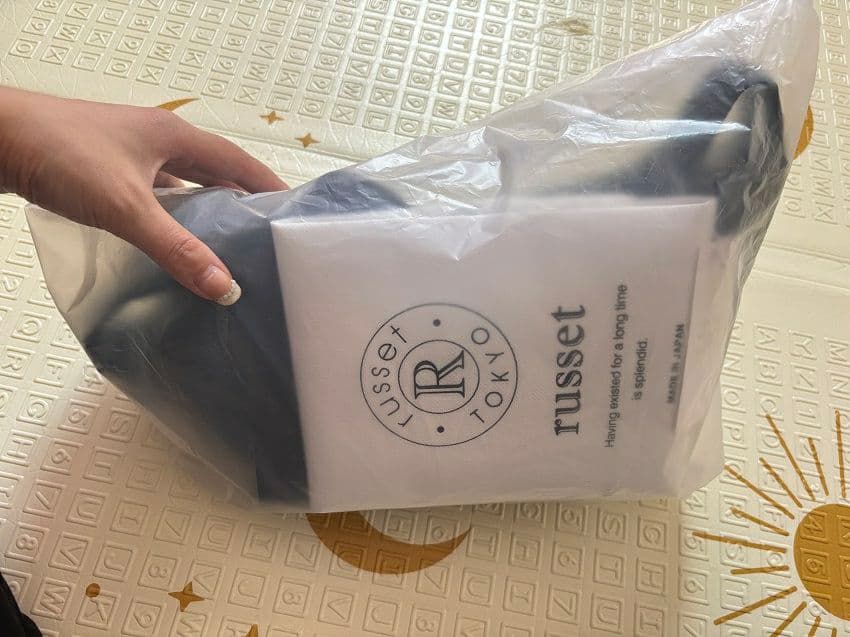 russet ソフトレザーラウンドショルダーバッグ ラシット