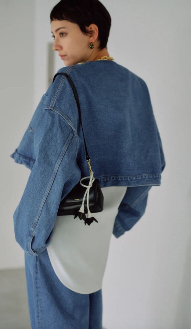 CHIEKO+ チェコプラス 新品タグ付　デニムTEDDY ショートジャケット