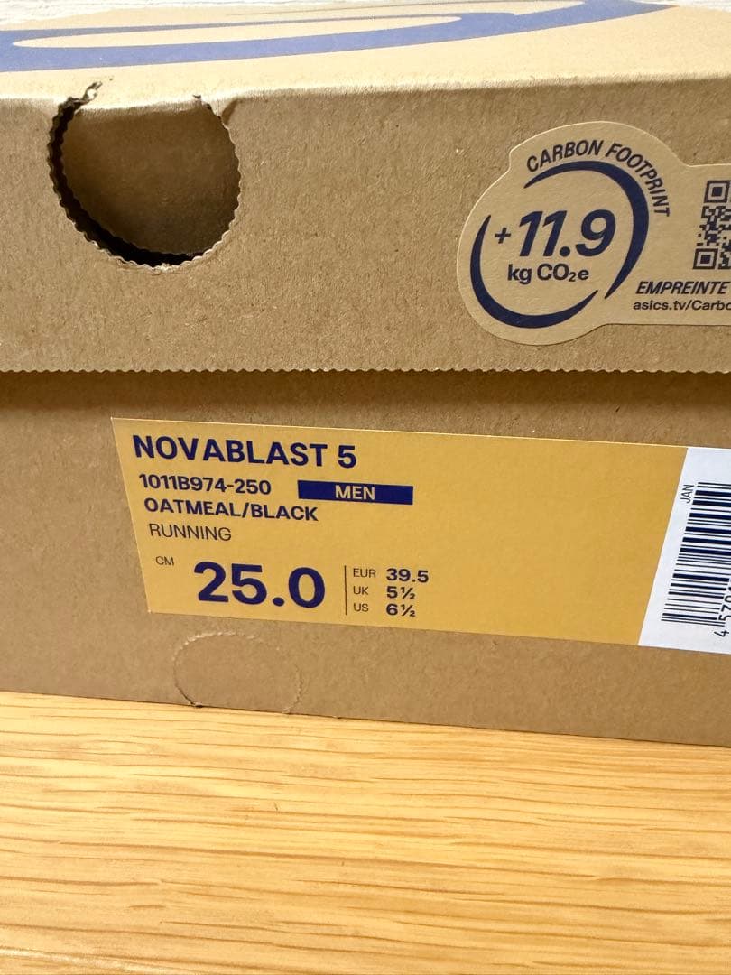 【早い者勝ち】アシックス ノヴァブラスト 5 25cm