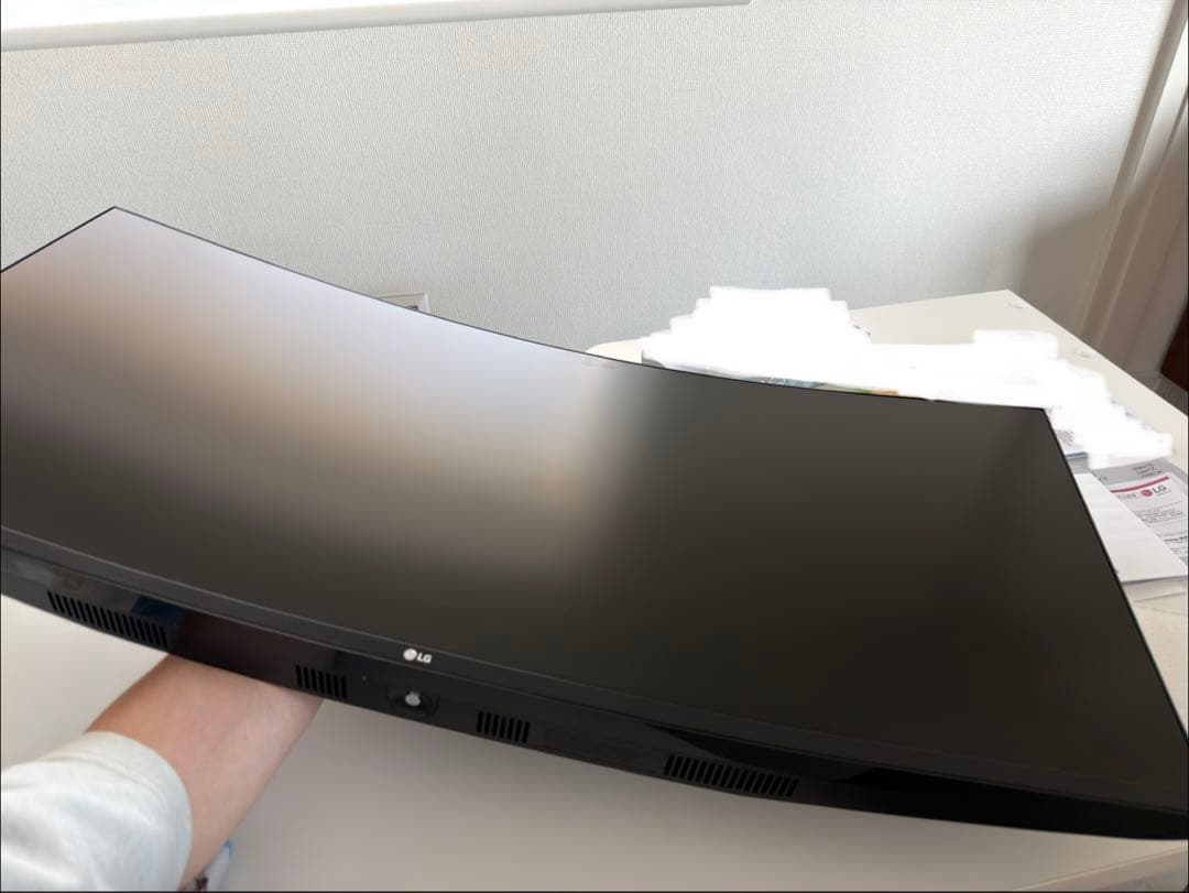 【美品】 LG 35型 ウルトラワイドモニタ USB-PD 35WN75CN-B