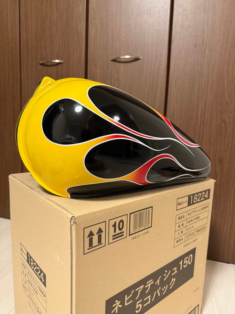 バルカンVN400 VN400c 純正タンク　フレイムス塗装　ファイヤーパターン