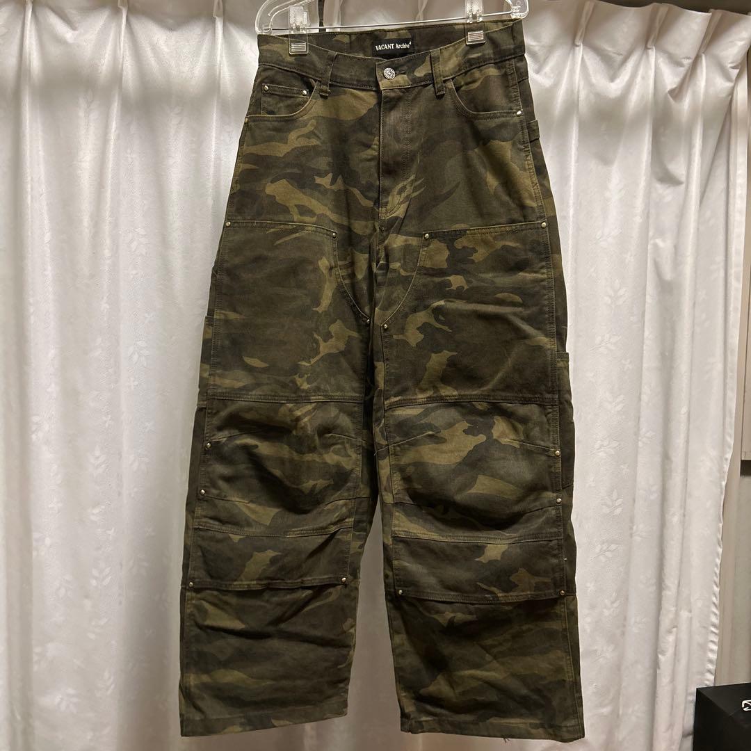 vacant archive カーゴパンツ ペインターダルブニー　迷彩　カモフラ