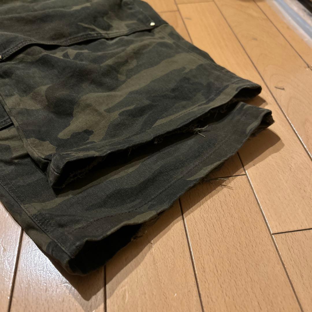 vacant archive カーゴパンツ ペインターダルブニー　迷彩　カモフラ