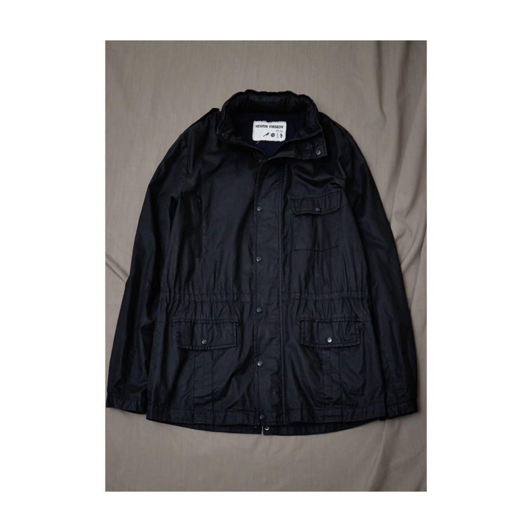 ジャケット・アウター HENRIK VIBSKOV BLACK FIELD JACKET