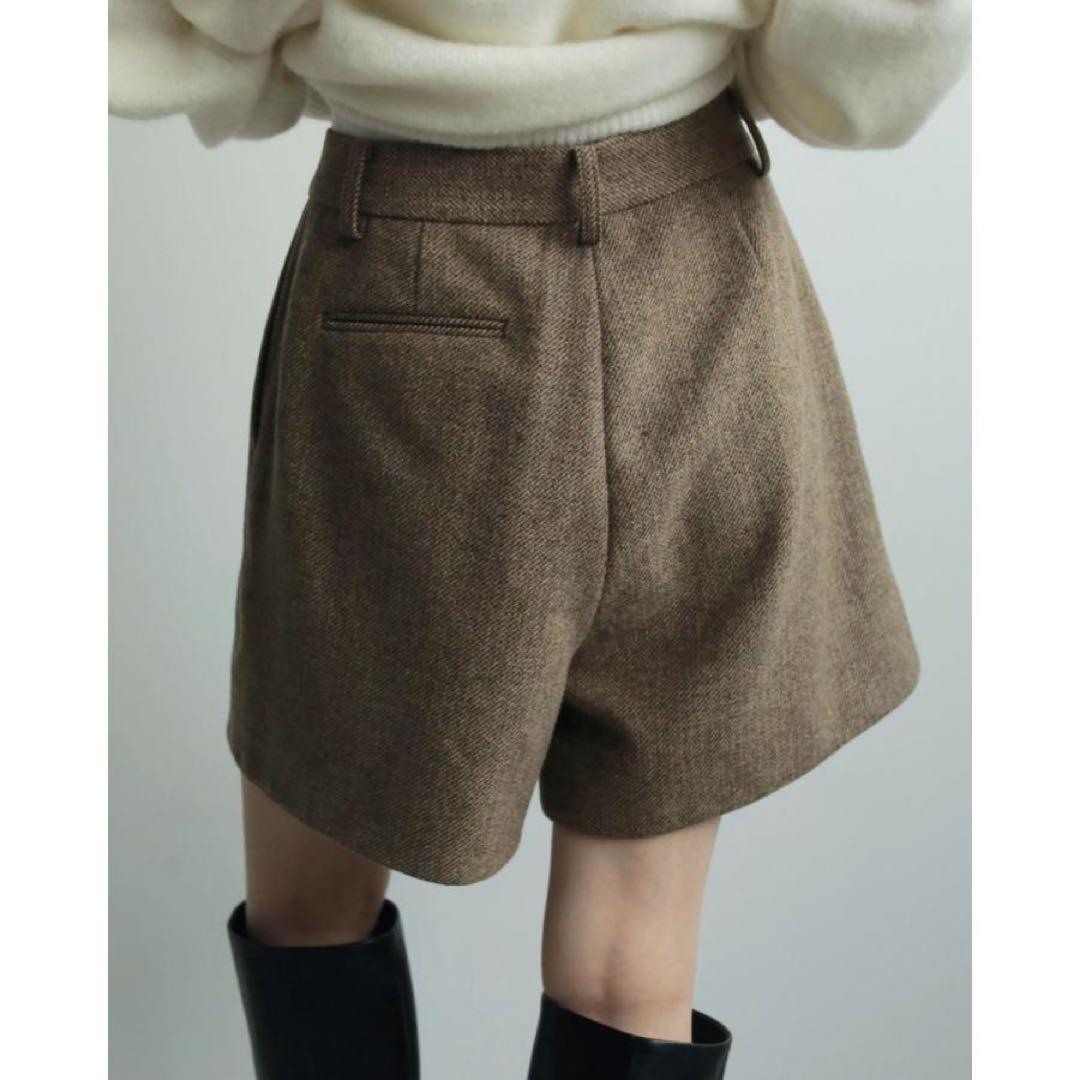 anuke へリンボーンショートパンツ 36