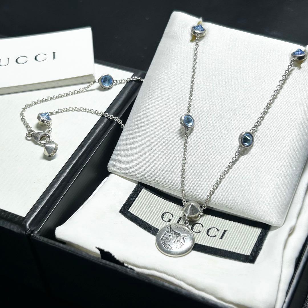 GUCCI グッチ　ブラインドフォーラブ　キャット　ネックレス　ペンダント