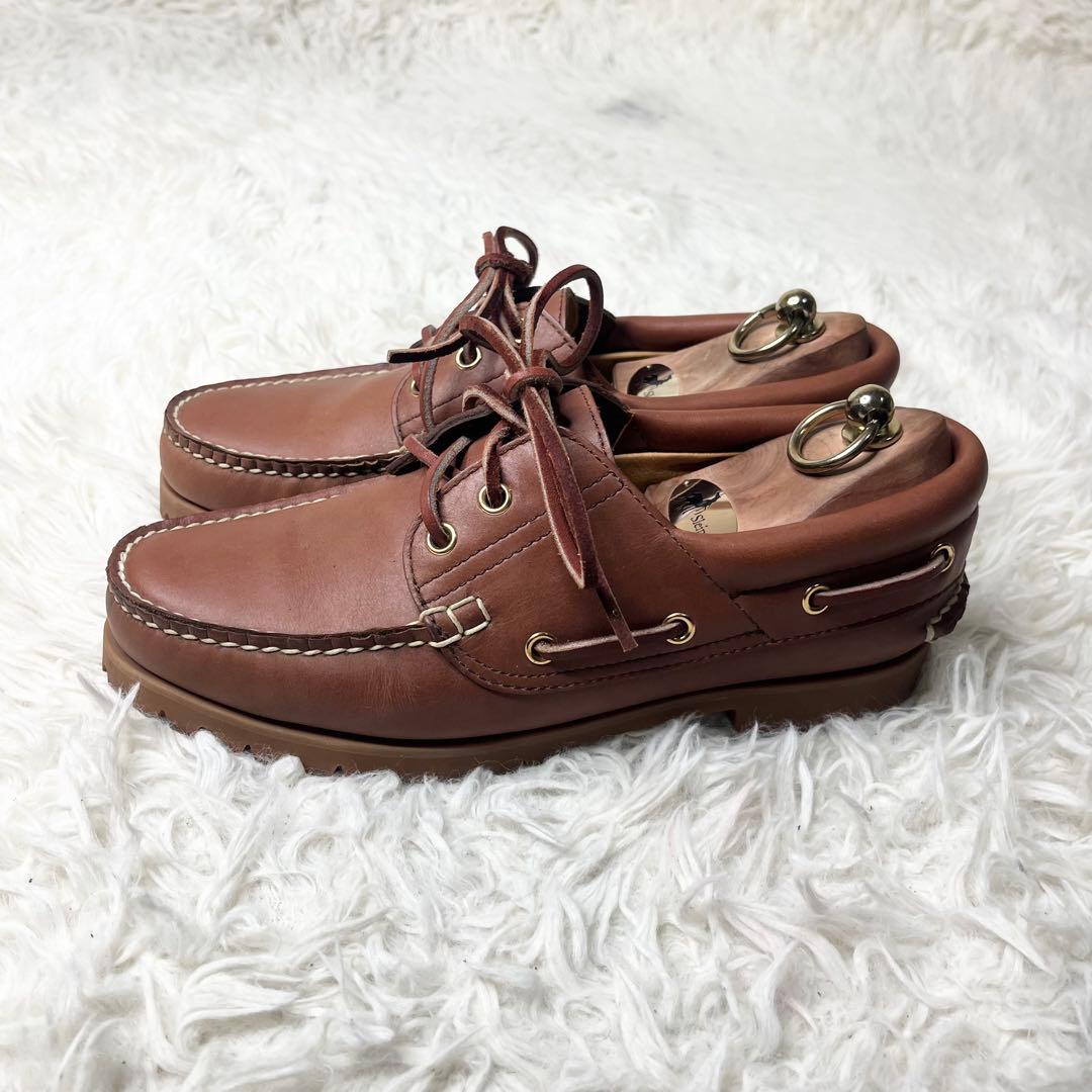 【極美品】 REGAL リーガル 3EYE デッキシューズ JE38 25cm