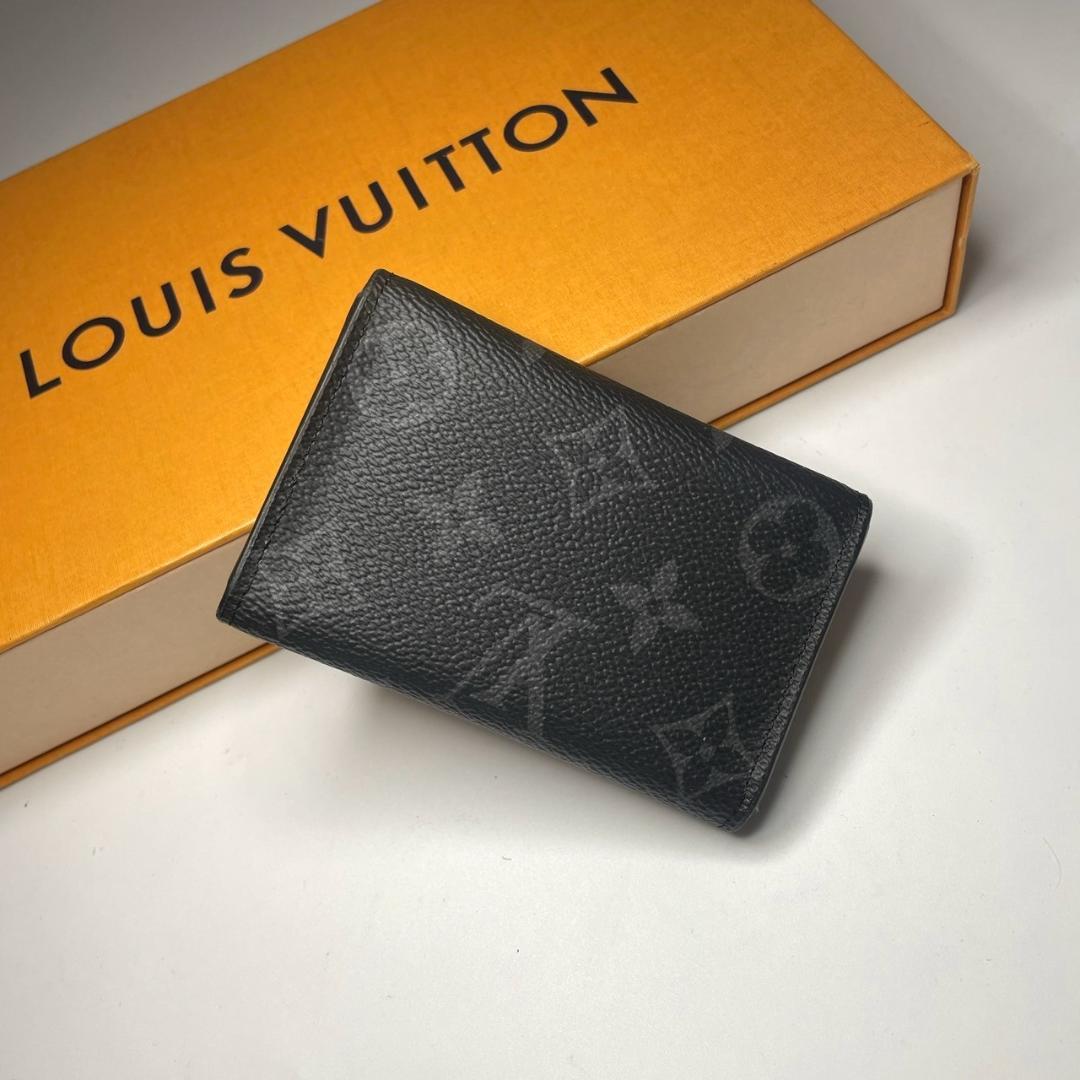 ルイヴィトン ミュルティクレ モノグラム エクリプス キーケース 鍵ケース 黒