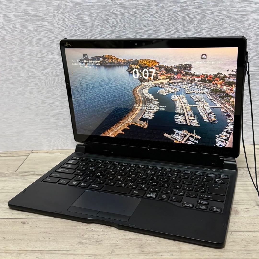 【2in1】富士通 Q738/SB Win11 第8世代i5 8GB SSD