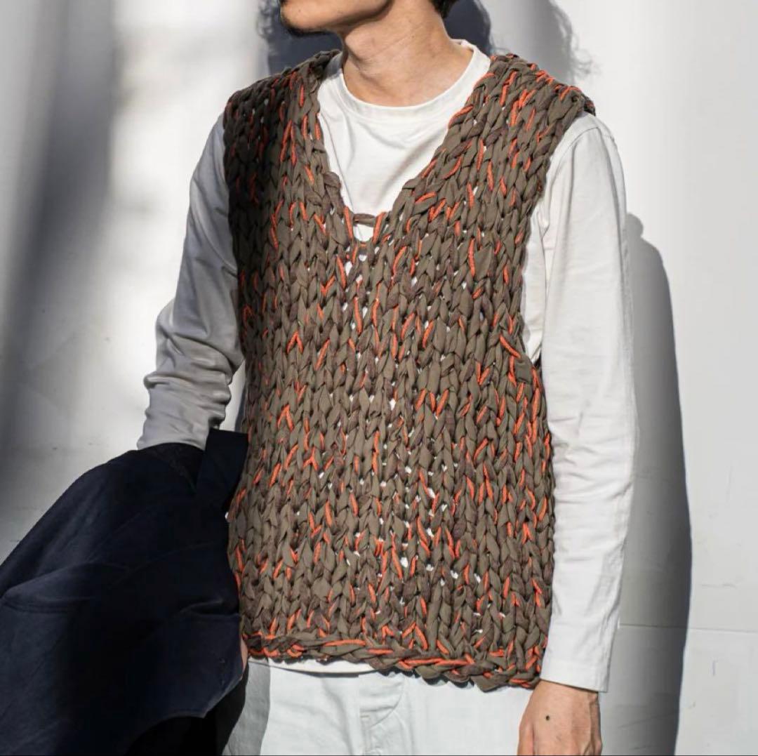 【最終値下げ】KHOKI コッキ 21ss Crying Knit ベスト