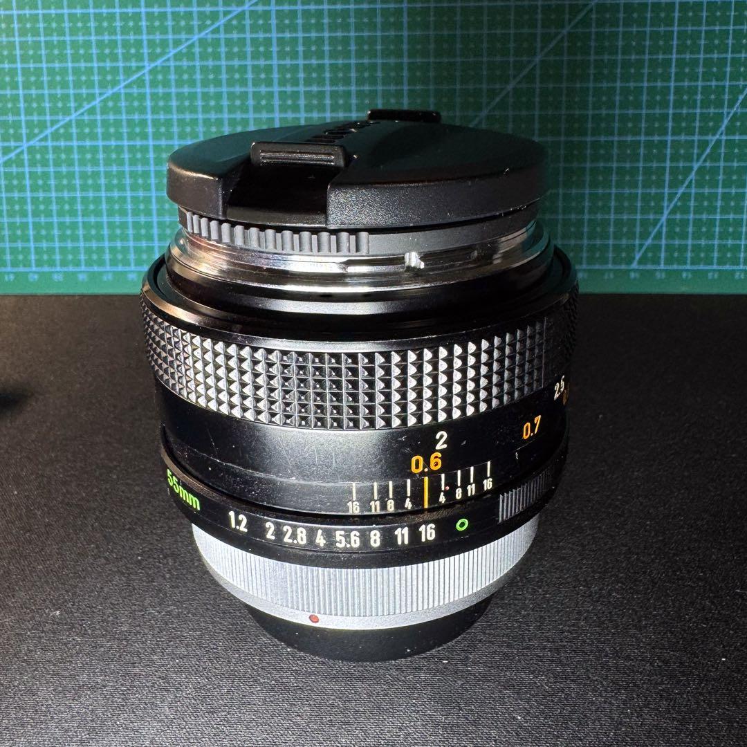 フィルムカメラ Canon FD 55mm 1:1.2 + FD28mm F2.8 S.C.