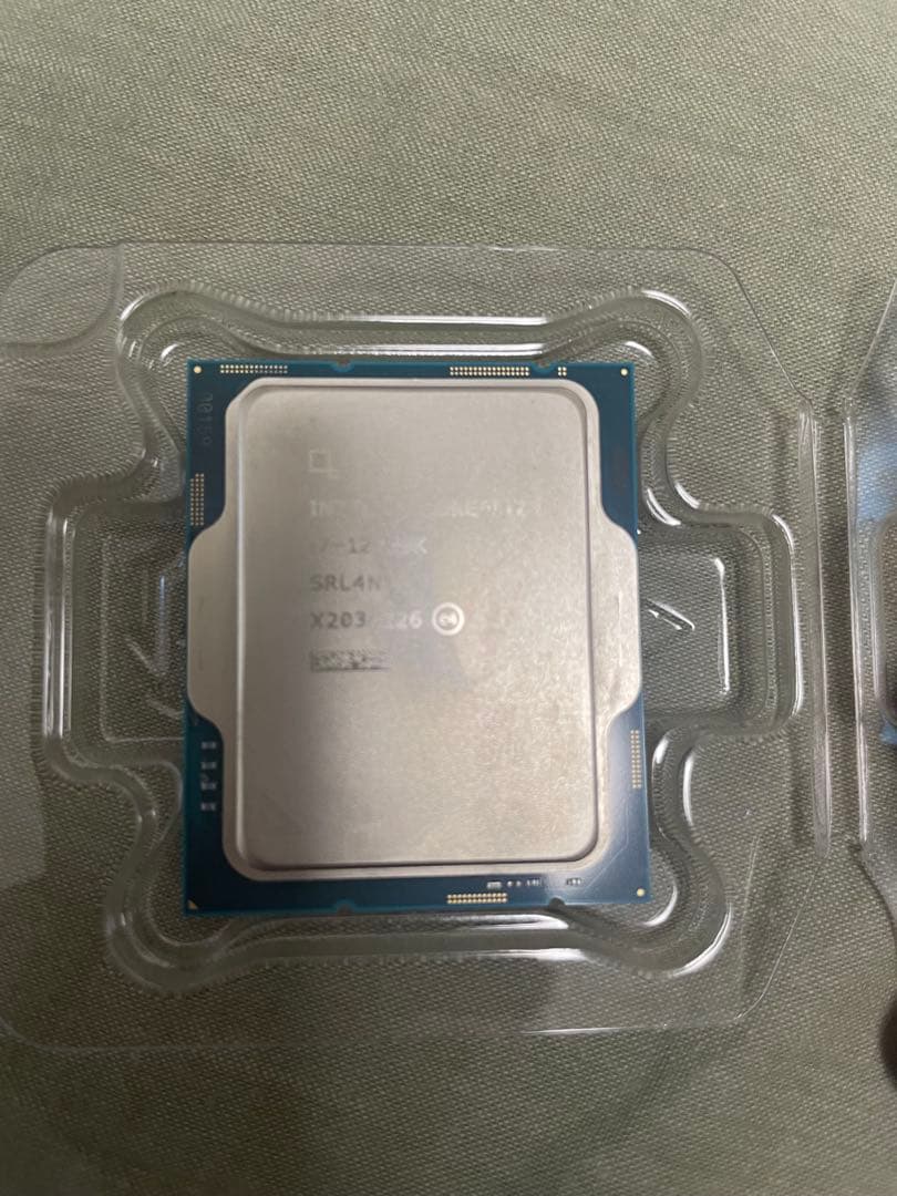 CPU Intel core i7 12700K LGA1700 CPU