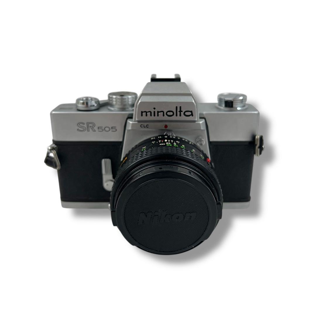 ミノルタ 一眼レフカメラ SR505 50㎜ 28㎜ レンズ付