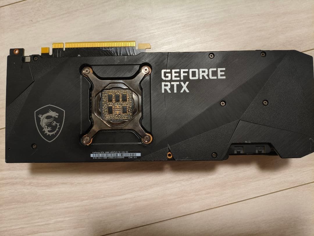 MSI RTX 3080 VENTUS 3X 10G OC 本体ジャンク