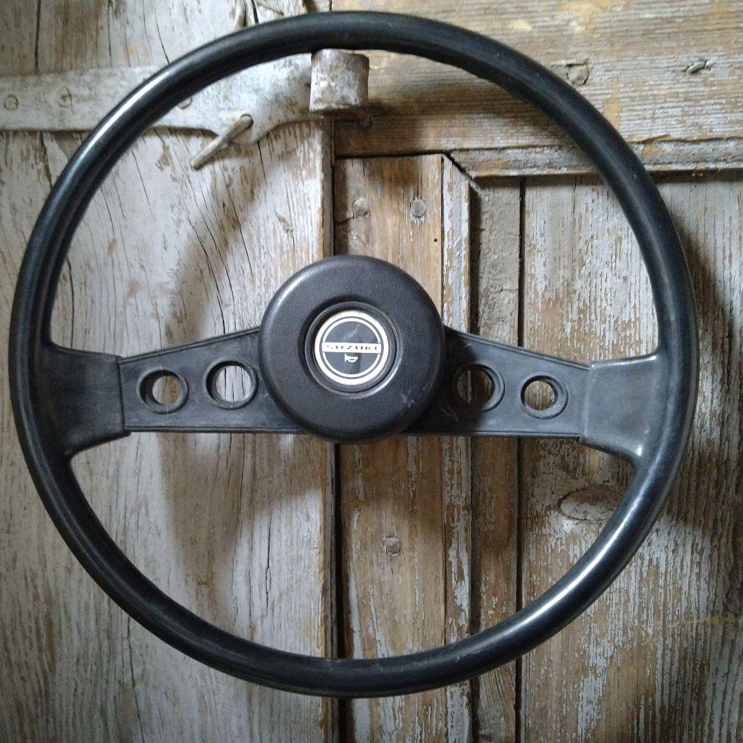 ◆ SJ30 スズキ ジムニー 純正ハンドル ステアリング 最初期 前期 1型