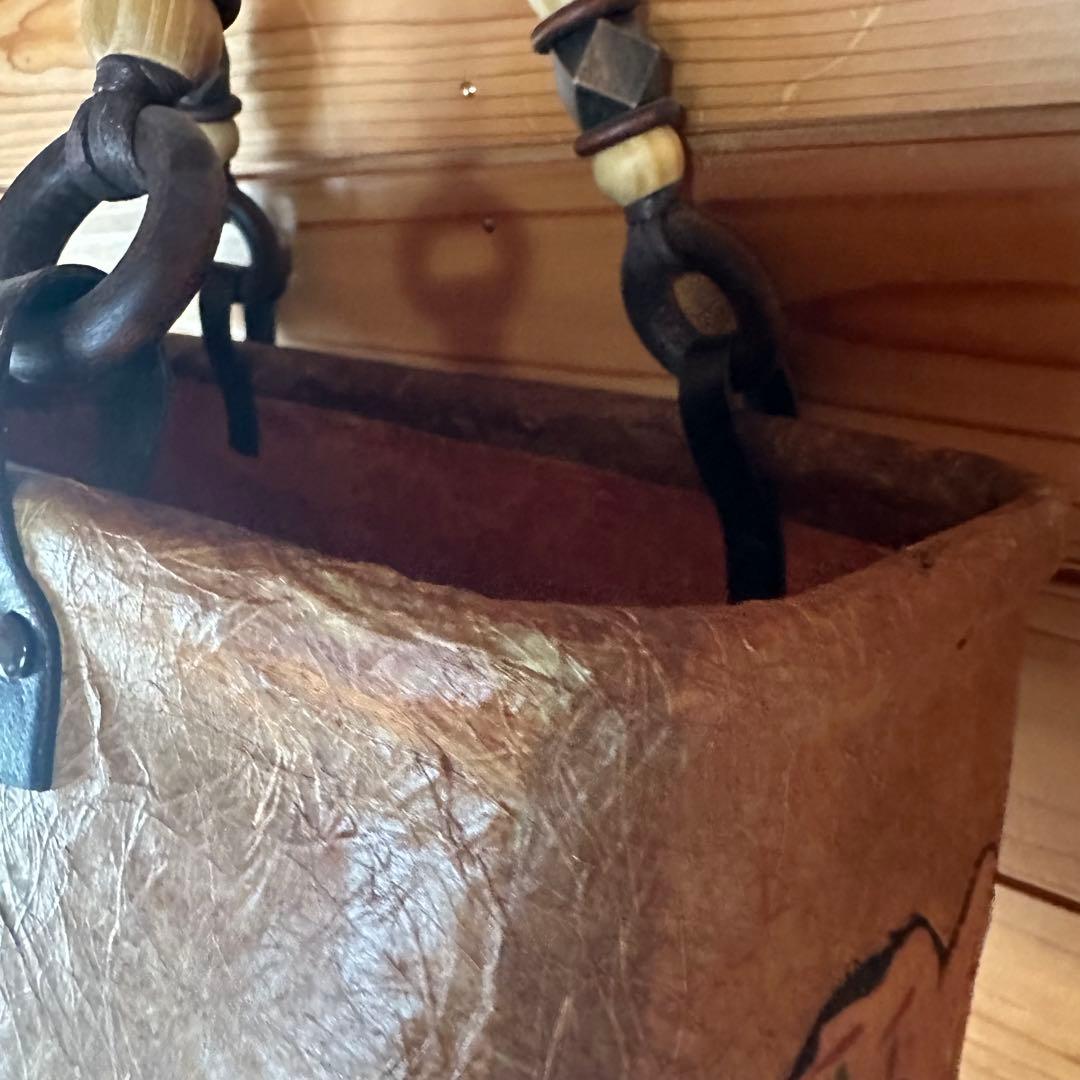 一閑張り　オシャレハンドル