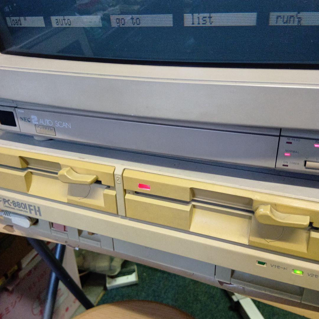 ジャンク品 NEC PC-8801FH デスクトップPC本体…キーボード