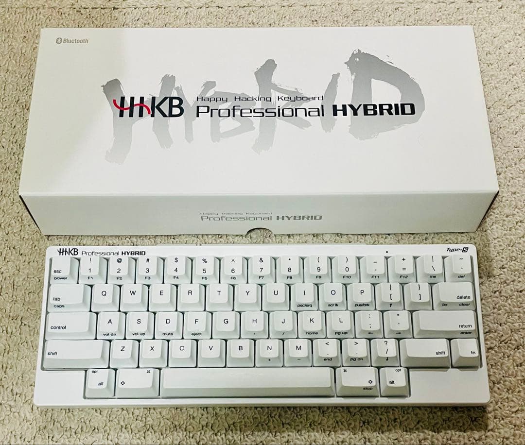 HHKB Professional Type-S US配列 白 &ケース