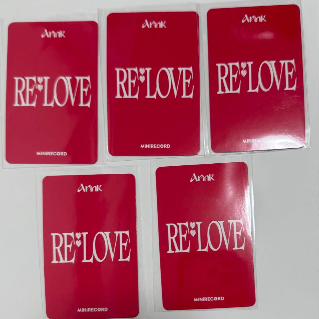 Apink トレカ　5枚セット RE LOVE