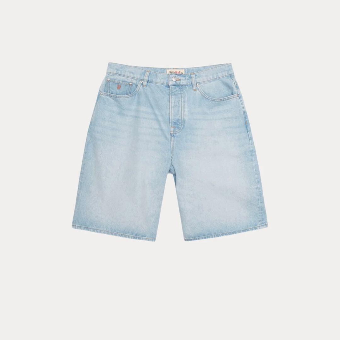 Stussy BIG OL' SHORT DENIM ライトウォッシュ　30