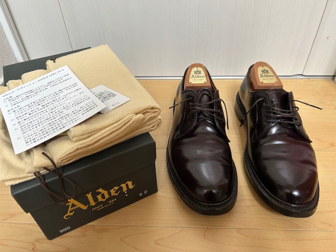 オールデン Alden 990 バーガンディコードバン 9D IGビームス購入